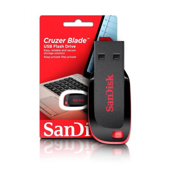 PEN DRIVE 32GB USB 2.0 CRUZER BLADE SANDISK