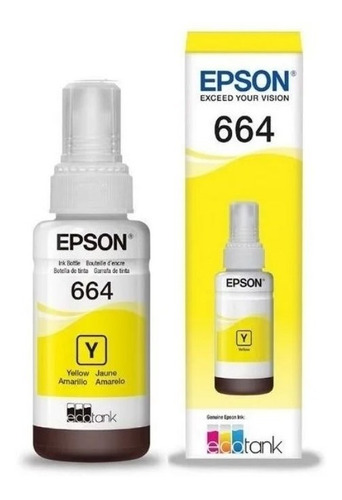 Refil p/ ecotank 664 yellow- epson