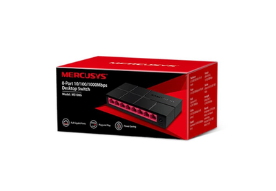Switch Gigabit MERCUSYS de Mesa 8 Portas 10/100/1000 Mbps - MS108G
